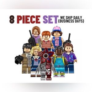 Stranger Things II - Tv Show Miniature/Minifigure 8 Piece Set